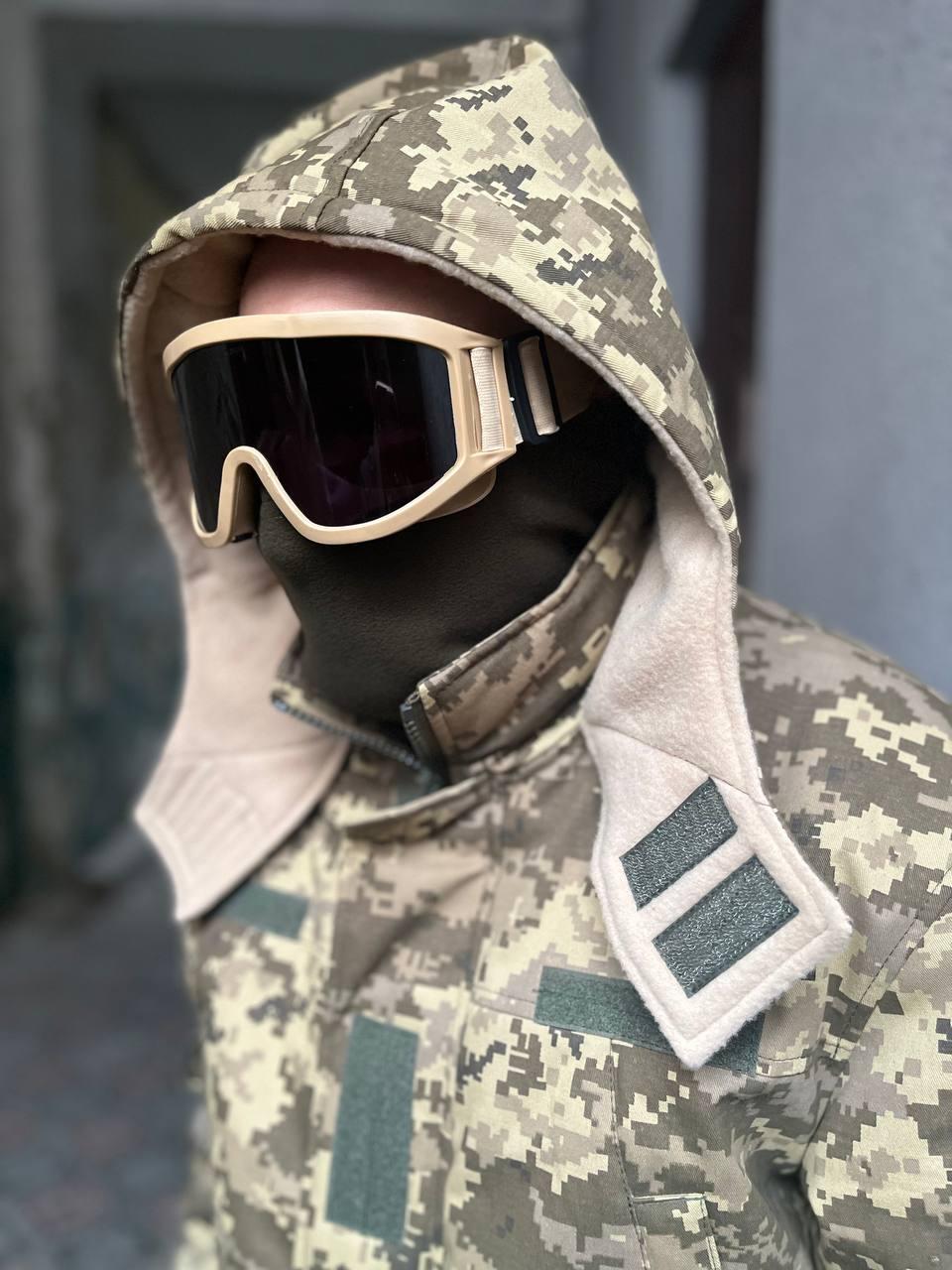 Защитная маска/очки маска тактические защитные/очки для зсу - фото 1 - id-p2188437380