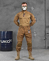 Тактический штурмовой костюм зсу рип-стоп, военный костюм койот для военнослужащих зсу, форма койот aa119