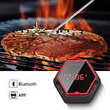 Електронний термометр для коптильні Bluetooth термометр для барбекю градусник для гриля, фото 9