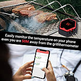 Електронний термометр для коптильні Bluetooth термометр для барбекю градусник для гриля, фото 8