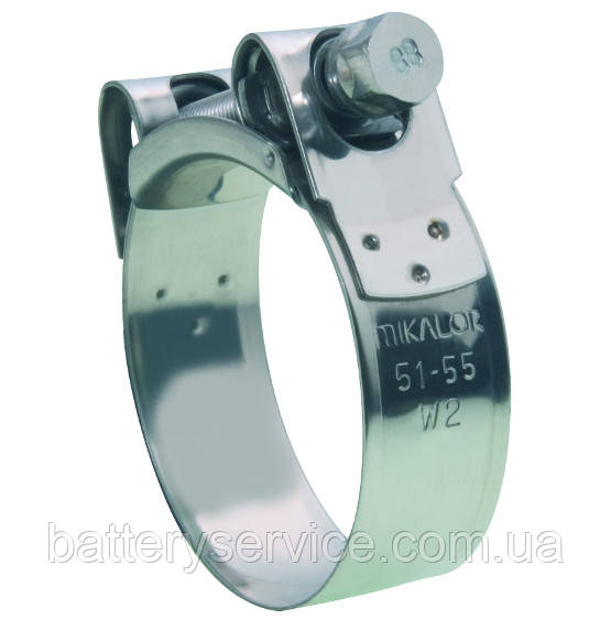 Хомут силовий DIN 3017-3 31-34 мм W2 Mikalor (03019080)