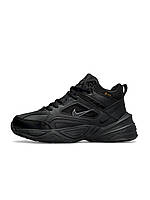 Nike M2K Tekno Mid All Black Fur 41