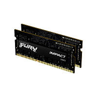 Модуль памяти для ноутбука SoDIMM DDR4 16GB (2x8GB) 2666 MHz Fury Impact Kingston Fury (ex.HyperX) ha