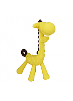 Прорезыватель для зубов "Жираф" в футляре желтый dl