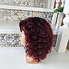 Перука з натурального волосся кучерявий ALESIA-Y1B/30, фото 4