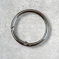 Кільце-карабін, розмір 31 мм, колір нікель