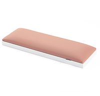 Подушка для маникюра Spenvi Loft Light Pink на белой основе, 41см*10см*3см