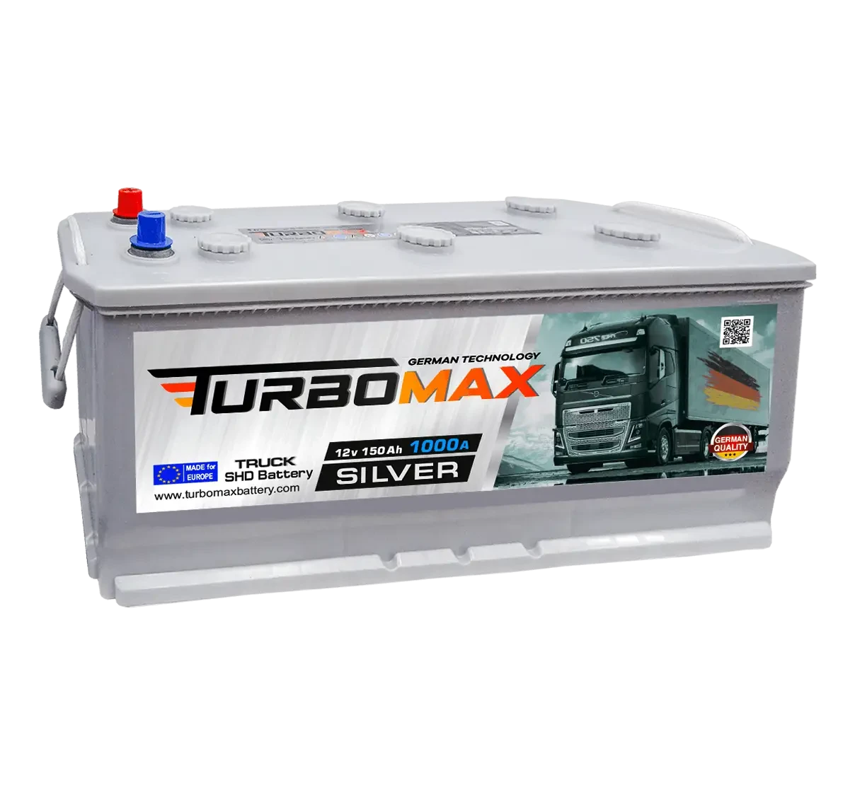 Акумулятор автомобільний TURBOMAX SILVER 150 Ah (1000A)