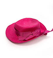 Капелюх фірмовий Bermona Trend, рожевий, соломяний якісний, Розмір 55 см, Відмінний стан