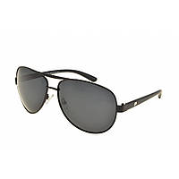 Брендові окуляри від сонця, Чорні сонцезахисні окуляри круглі, Сонцезахисні окуляри HU-718 гарної якості