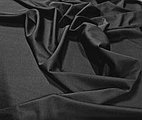 Ткань костюмка Бостон черная