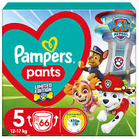 Подгузник Pampers Junior Размер 5 (12-17кг) Paw Patrol 66 шт (8006540863619) ha