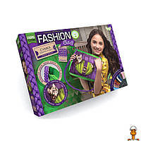 Комплект для творчества "fashion bag", вышивка мулине, детская игрушка, кот, от 8 лет, Danko Toys FBG-01-05