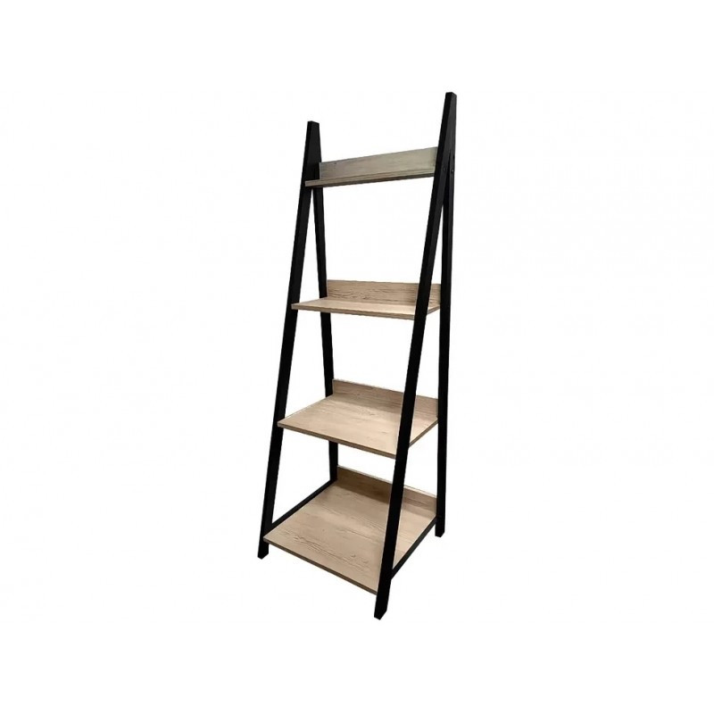 Стелаж з металу/ДСП Дуо Метал-Дизайн Чорний Оксамит, фото 1