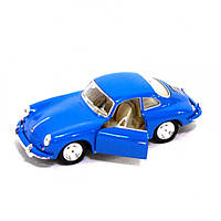 Коллекционная игрушечная модель Porsche 356B Carrera KT5398W инерционная (Синий) dl