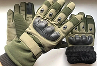 Тактичні рукавиці зимові армійські - олива, койот, - L, XL тактические рукавицы ks-315 AND - 1402
