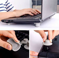 Ножки присоски для ноутбука клавиатуры для охлаждения Серые Регулирует угол (F-S)