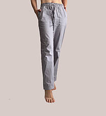 Батальні штани з тканини льон-стрейч, сірі. мод 41, фото 2