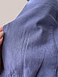 Батальні штани з тканини льон-стрейч, сині (джинсові). мод 41, фото 2