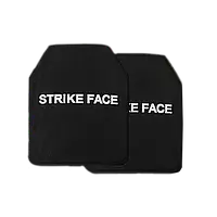 Керамические легкие бронеплиты 25*30 Strike Face NIJ IV клас защиты(2.8 кг),комплект оригинальных бронепластин