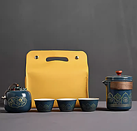 Чайный набор для чайной церемонии + 4 кружки в сумке