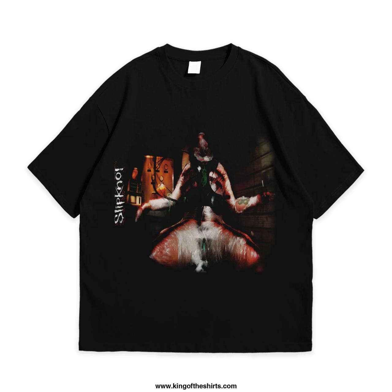 Футболка з принтом Slipknot L Чорний, фото 1