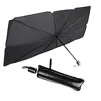 Автомобильный солнцезащитный зонтик на лобовое стекло 78х136 см (F-S)