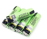 Аккумулятор с никелевыми контактами Panasonic Liitokala NCR18650B 3400mAh 3.7V (с напайками) (F-S)