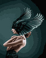 Картина по номерам Никитошка GX43392 Девушка с крыльями 40*50см.