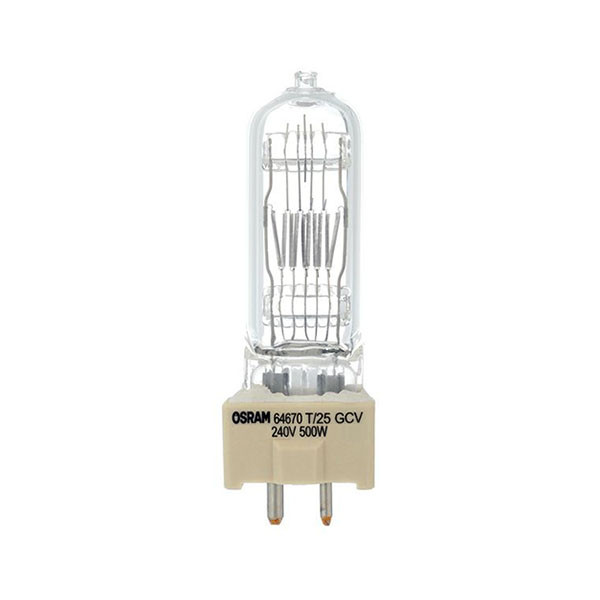 Лампа галогенна студійна Osram 64670 GCV 500W 230V GY9.5