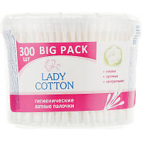 Ватные палочки Lady Cotton в банке 300 шт. (4823071643930) ha