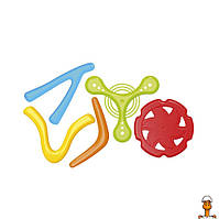 Детский игровой набор "фризби-бумеранг", 5 штук, от 3 лет, Технок 4043TXK