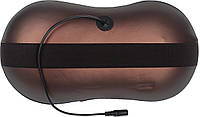 Массажная подушка для дома и машины Massage Pillow с подогревом (A58) Brown (5290) (F-S)