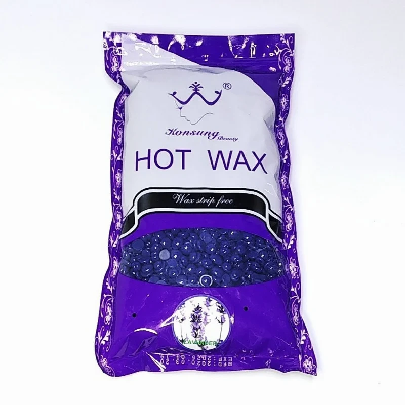 Кольоровий віск у гранулах Hot Wax 300 грам Фіолетовий SV227, фото 1