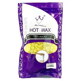 Кольоровий віск у гранулах Hot Wax 500 грам Жовтий SV227