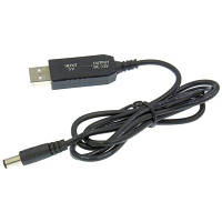 Кабель питания USB 2.0 AM to DC 5.5 х 2.1 mm 1.0m 5V to 12V Dynamode (DM-USB-DC-5.5x2.1-12V) ha