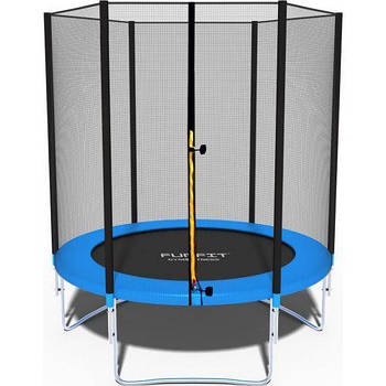 Батут Funfit 6ft із зовнішньою сіткою для дітей та дорослих безпечний для активного відпочинку на вулиці