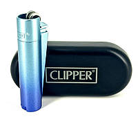 Зажигалка Clipper металл - Blue-violet