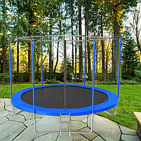 Батут Motion Sport Line 10ft (305cm) з внутрішньою сіткою синій, фото 4
