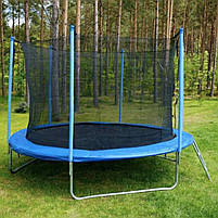 Батут Motion Sport Line 10ft (305cm) з внутрішньою сіткою синій, фото 7