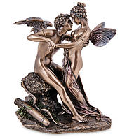 Статуетка Veronese Амур і Психея символ любові 17х13 см 1907163 бронзове покриття