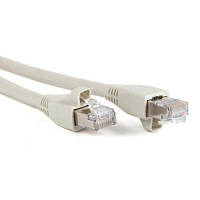 Патч-корд 5м, FTP, cat.5e, CU, 24AWG, grey Kingda (KD-PAFT4500GY) ha