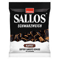Лакрица Villosa Sallos Schwarzweich Lakritz Kaffee 200g
