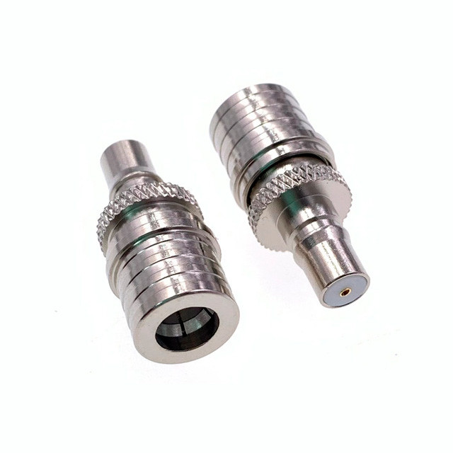 Перехідник антенний QMA Male - Female, з'єднувач адаптер для антен, підсилювачів, FPV передавачів, дронів, фото 1