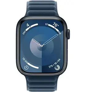 Смарт-годинник Apple Watch Series 9 GPS 45mm Midnight Aluminum Case with Pacific Blue Magnetic Link - Size S/M (MR9Q3,MTJ93)