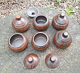 Горшочки духові 6 шт гладкі з кераміки 600 мл для запікання, фото 5