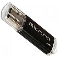 USB флеш накопитель Mibrand 64GB Cougar Black USB 2.0 (MI2.0/CU64P1B) ha