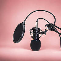 Студийный конденсаторный микрофон Zeepin BM800 (BM-800) в комплекте с пантографом