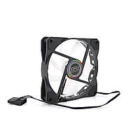 Кулер корпусний 12025 DC sleeve fan 4pin - 120*120*25мм, 12V, 1100об/хв, 12LED, RGB m