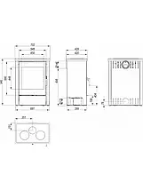 Сталева піч DEFRO HOME DELLA, фото 3